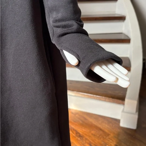 Killstar Black High Low Hoodie Cape Cloak Dress Tunic - Picture 15 of 15